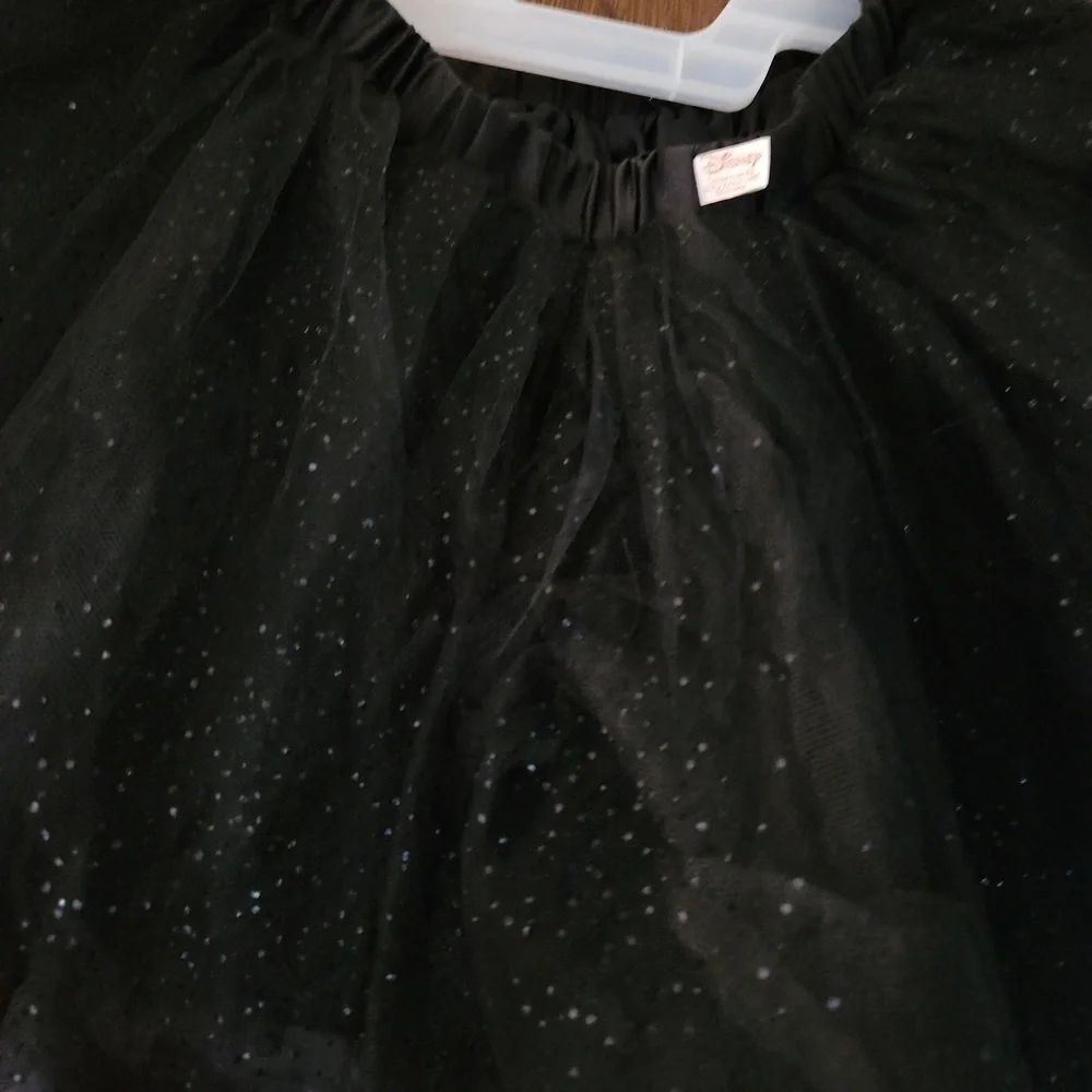 Disney Black sparkle tutu size 7/8 girls